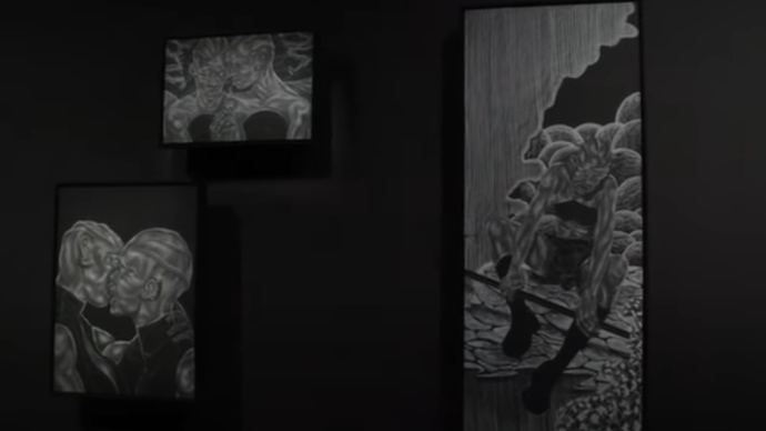 Photo of Toyin's exhibition 