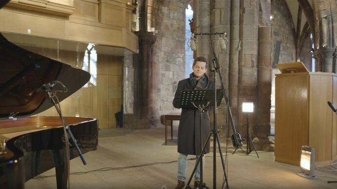 Image of James Way singing