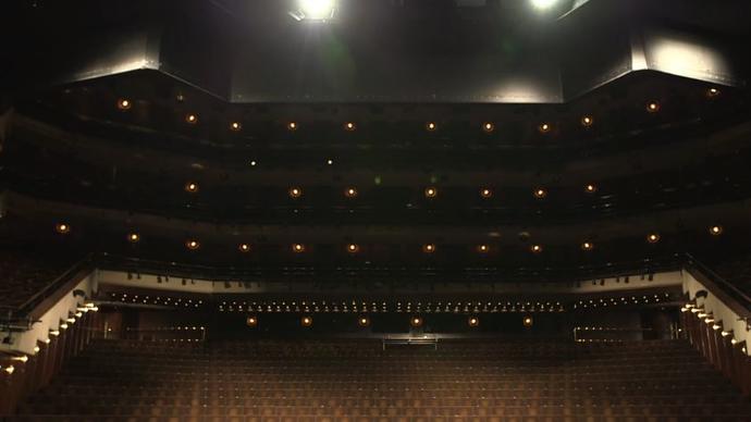 video of the barbican theatre in london