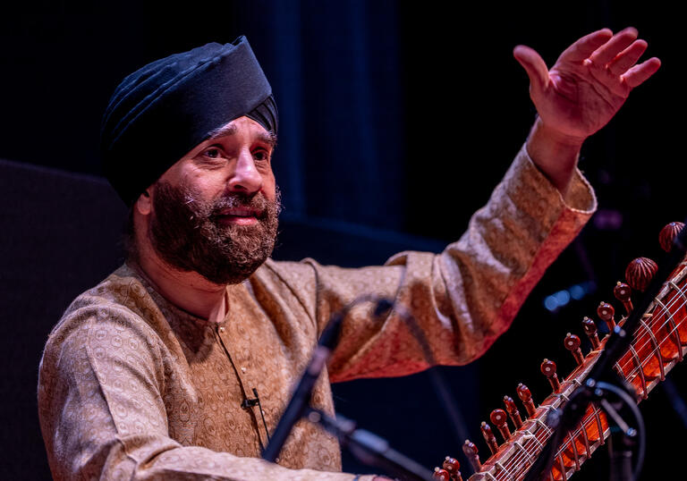 Image of a performer on stage