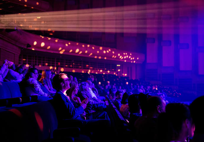 Audience in the hall 